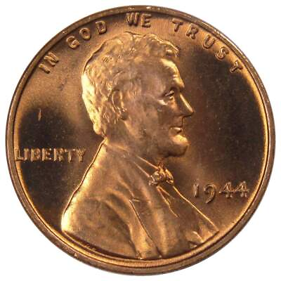 #ad 1944 Lincoln Wheat Cent BU Uncirculated Mint State Bronze Penny 1c Coin $5.99