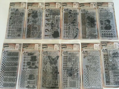 #ad Tim Holtz Stampers Anonymous Rubber Cling Stamp Set YOU PICK New $11.04