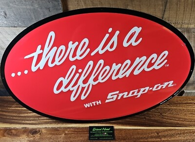 #ad NEW SNAP ON TOOLS METAL SIGN “THERE IS A DIFFERENCE 24”x15” Stout Sign FREE SHIP $79.99