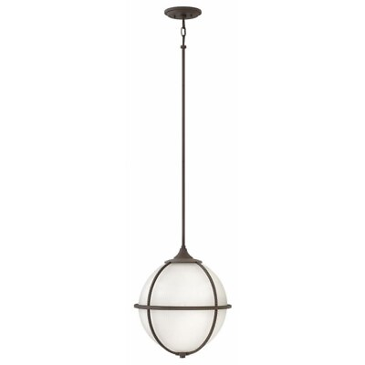 #ad 3 Light Medium Orb Pendant in Traditional Industrial Style 15 Inches Wide by $401.95