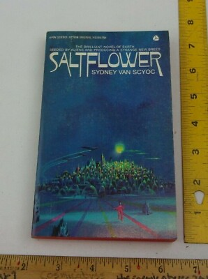 #ad Saltflower Sydney Van Scyoc 1971 First Print Science Fiction pb book VF $14.95