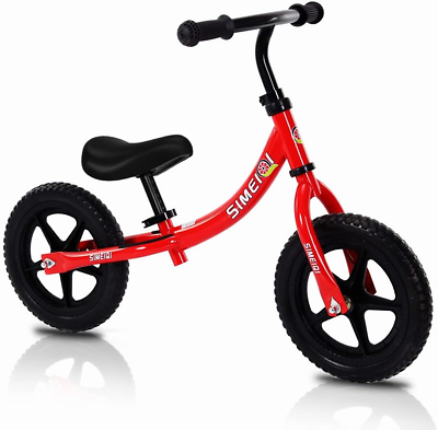 #ad 12quot; Balance Bike for Boys Girls 2 3 4 5 Years Old No Pedal Walking Balance Train $53.99