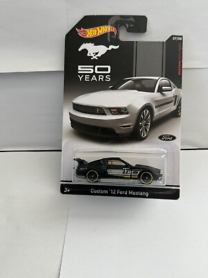 #ad Hot Wheels Mustang Fifty Years Custom #x27;12 Ford Mustang #7 8 K60 $3.14