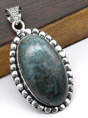 #ad Azurite Gemstone Ethnic Handmade Pendant Jewelry 0.9quot; P 3465 $3.49