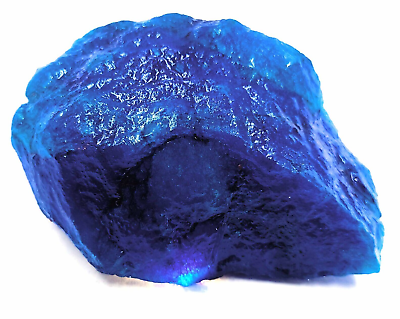 #ad 910Ct Certified Natural Royal Blue Sapphire Rough Earth Mined Loose Gemstone AKU $25.19