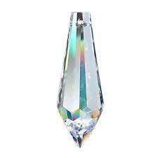 5 Clear 38mm Icicle Chandelier Crystals Asfour Lead Crystal Prisms $8.99