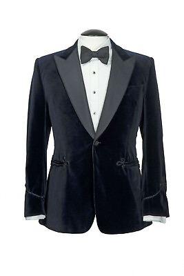 #ad Men Black Smoking Jackets Designer Wedding Party Wear Tuxedo Blazer Coat $142.49