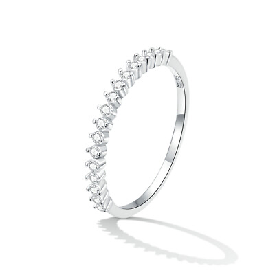 #ad European Luxury 925 Sterling Silver CZ Wedding Gift Women Jewelry $10.59