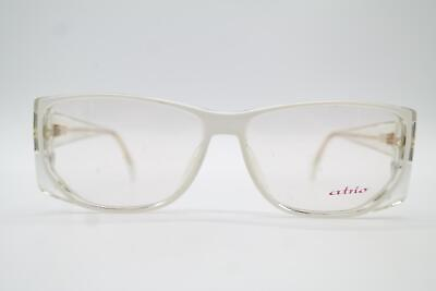 #ad Vintage Atrio 150 White Transparent Gold Oval Glasses Frames NOS $34.19