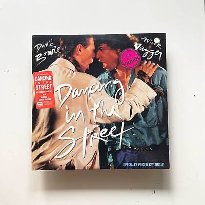 #ad David Bowie and Mick Jagger Dancing In The Street Vinyl LP Record 1985 $38.00