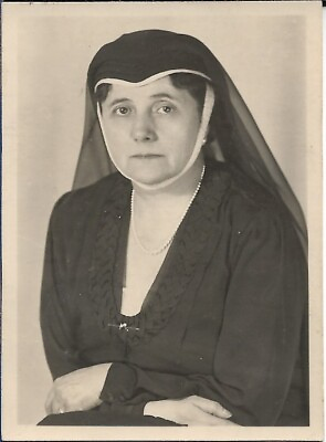 #ad German Nun Photograph 1930s Vintage Woman Fashion Christianity 2 1 4 x 3 $17.93