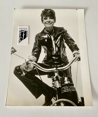 #ad AUDREY HEPBURN 1967 Mary Quant Black Vinyl Kit photo Marie Claire Credits 1 1 C $750.00
