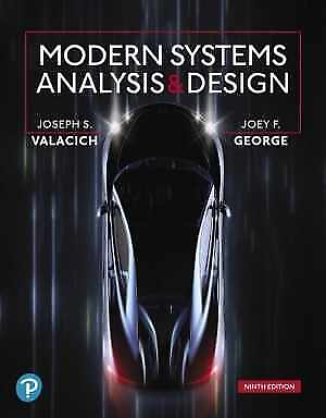 #ad Modern Systems Analysis Hardcover by Valacich Joseph; George Acceptable n $134.30