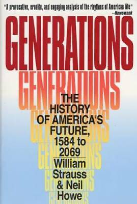 #ad Generations: The History of America#x27;s Future 1584 to 2069 Paperback GOOD $4.98