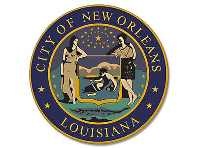 #ad 3 inch Round City Of New Orleans Seal Sticker NOLA Logo Car Truck Laptop Decal $9.00