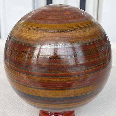 #ad 1500g Natural Tiger Eye stone ball quartz crystal ball Reiki healing $111.30