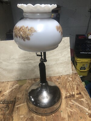 #ad 1920s Coleman Quick Lite Lamp With Shade Works Great Burns Bright $155.00