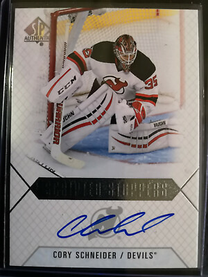 #ad Cory Schneider 2015 16 UD SP Authentic Scripted Stoppers SS CS Auto Mint C $9.99