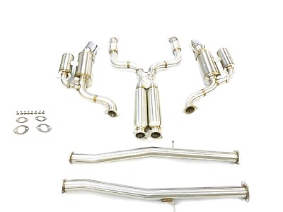 #ad OBX RS S S Catback Exhaust Fitment For 08 to 15 G37 G37X Q60 S 3.7L V6 4Dr. $208.40