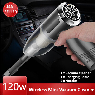 #ad Wireless Small Car Vacuum Cleaner Household 10000Pa Strong Suction Mini Cleaner $12.99