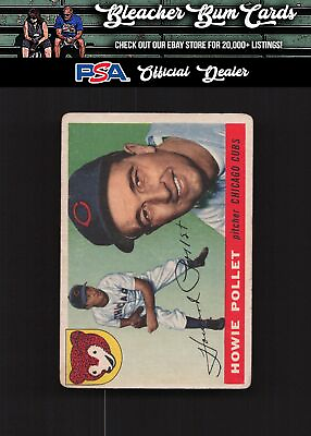 #ad 1955 Topps 76 Howie Pollet Creased $4.99