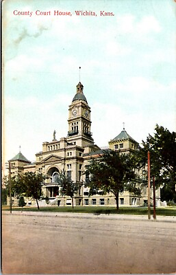 #ad Postcard County Court House in Wichita Kansas $8.00