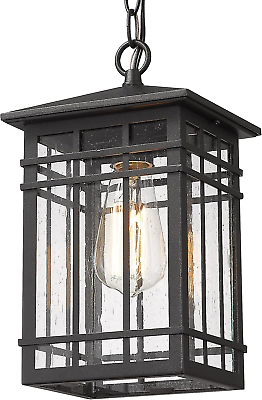 #ad Rosient Outdoor Pendant Lighting Exterior Pendant Lantern Farmhouse Porch Hang $69.97