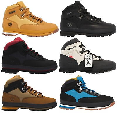 #ad Timberland EURO HIKER Men#x27;s BOOTS Hiking ALL COLORS US Sizes 7 14 NEW IN BOX $99.99