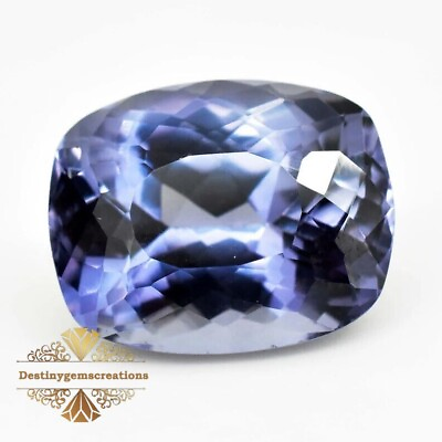 #ad Natural 14.40Ct Flawless Kashmiri Cushion Blue Sapphire Certified Loose Gemstone $20.90