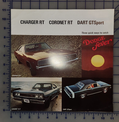 #ad 1968 Dodge Charger Coronet Dart RT GT Brochure Original $36.89