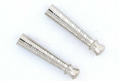 #ad TWO 1 1 4 INCH TAPERED SILVER COLOR BOLO TIPS CF550 $12.36
