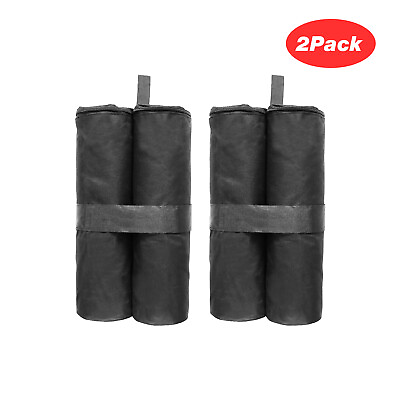 #ad LSP 8 PCs Black Weight Bag Set fore with Pop Up Canopy Camping Travel Tent $49.03