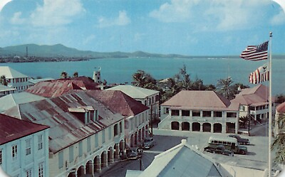 #ad Christiansted Harbor St Croix United States Virgin Islands Vtg Postcard CP346 $6.65