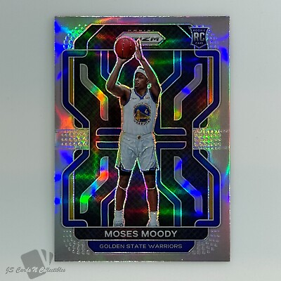 #ad 2021 22 Panini Prizm MOSES MOODY RC Rookie Silver Prizm #308 Warriors $9.99