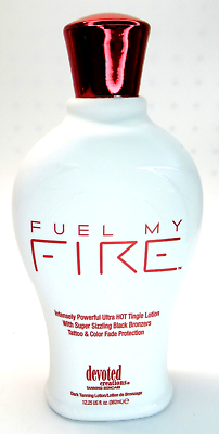 #ad Devoted Creations FUEL MY FIRE Hot Black Bronzer Tingle Tanning Lotion 12.25 oz $27.84