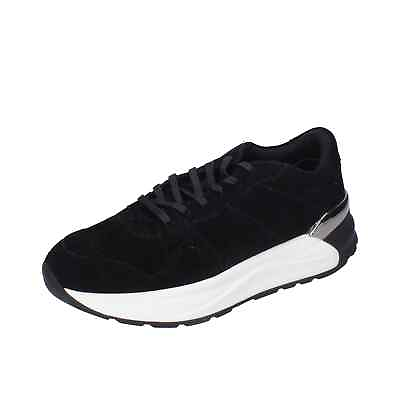 #ad shoes men LIU JO sneakers black suede BC127 $91.99
