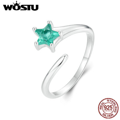 #ad WOSTU Chic Exquisite 925 Sterling Silver Meteor Opening Ring Women Gift Jewelry $9.83