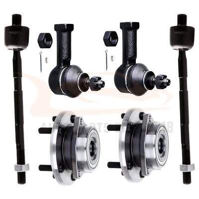 #ad Fits Sebring Avenger Front Wheel Hub and Bearing Set w Inner Outer Tie Rod Ends $92.52