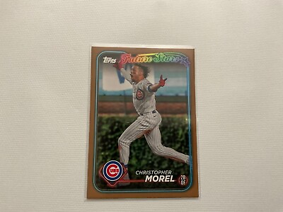 #ad 2024 Topps Series 1 GOLD Christopher Morel 1534 2024 #128 Cubs FUTURE STARS $15.99