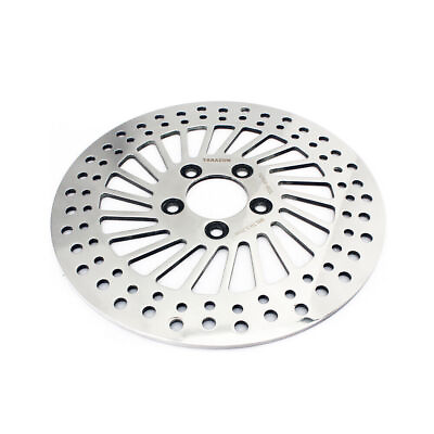 #ad 11.8quot; Polished Rear Brake Rotor Touring Electra Glide FLHT Ultra Classic FLHTCU $49.98