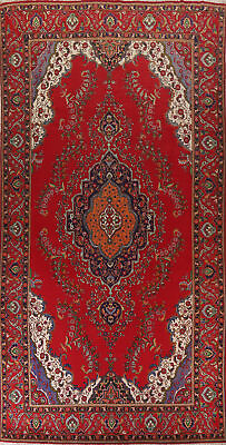#ad Vintage Handmade Red Tebriz Palace Size Rug 10x17 Wool Handmade Room Size Carpet $2099.00