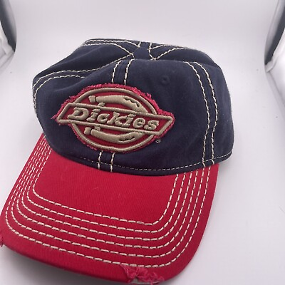#ad distressed Dickies Baseball Cap hat Buckle Adjustment $8.95