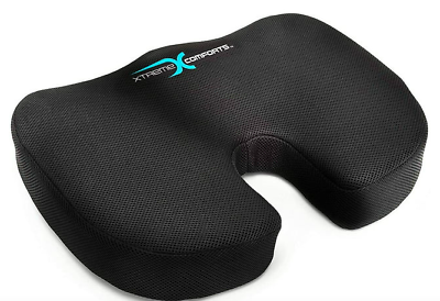 #ad Xtreme Comforts Foam Coccyx Tailbone Cushion Orthopedic Non Slip Chair Pillow $18.99