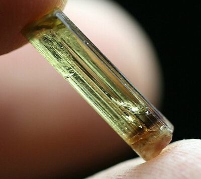 #ad 1.7ct Rare NATURAL Clear tourmaline Crystal Polished $19.99