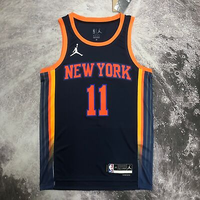 #ad #ad Jalen Brunson #11 New York Knicks Blue 2023 NBA Jersey NWT All Sizes $75.00