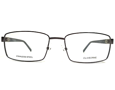 #ad Claiborne Eyeglasses Frames CB234XL 01J1 Brown Blue Extra Large Square 58 19 150 $69.99