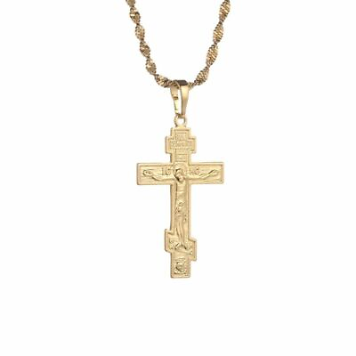 Russian Orthodox Christianity Church Pendant Necklace Jewelry Religious Gift New $15.84