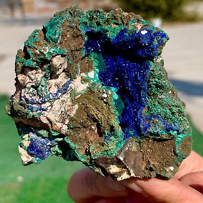 #ad 344G BEST NATURAL Azurite Malachite crystalminerals specimens $302.40