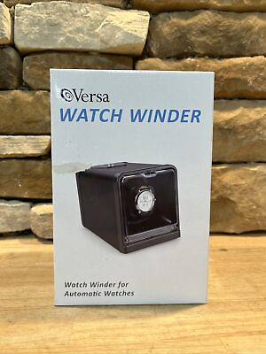 #ad Solo Single Versa Watch Winder Black Watch Winder For Automatic Watches G095 $37.59