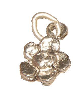 #ad Daisy Flower #3 Charm Tibetan Silver J1375 $6.49